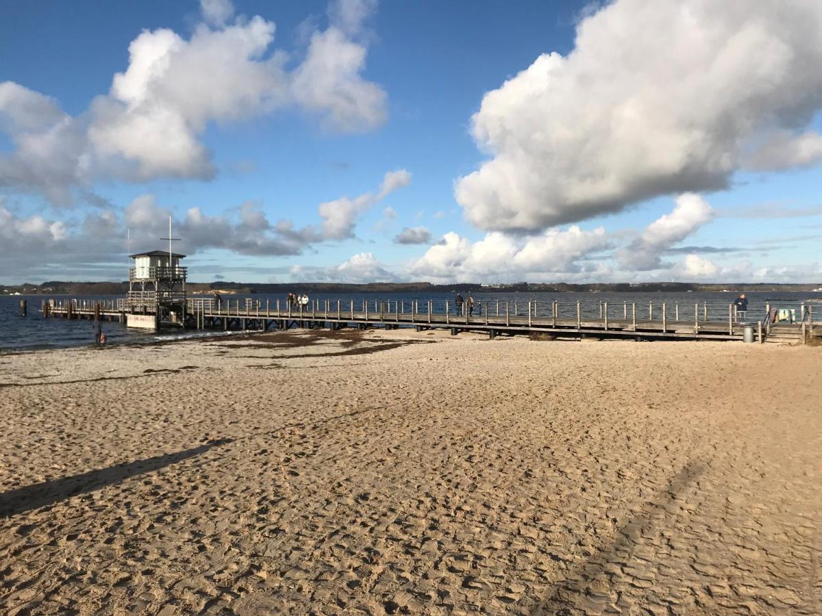 Strandblick Mit Strandkorb & Fahrraedern Glücksburg Dış mekan fotoğraf