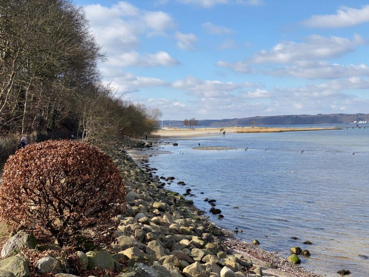 Strandblick Mit Strandkorb & Fahrraedern Glücksburg Dış mekan fotoğraf